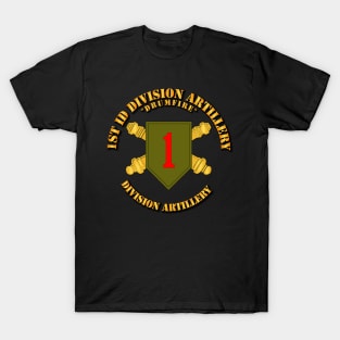 1st ID Division Artillery - Drumfire T-Shirt